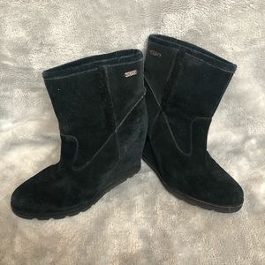 Black Wedge Ugg Boots size 8.5